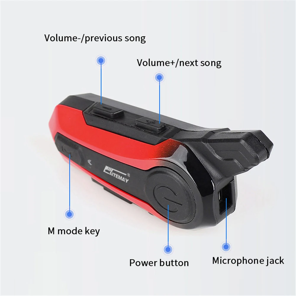 AITEMAY TWS True Lossless Denoise Headphones Motorcycle Helmet Bluetooth E1 Intercom 2 Driver Wireless Headset Drop Shipping | Автомобили