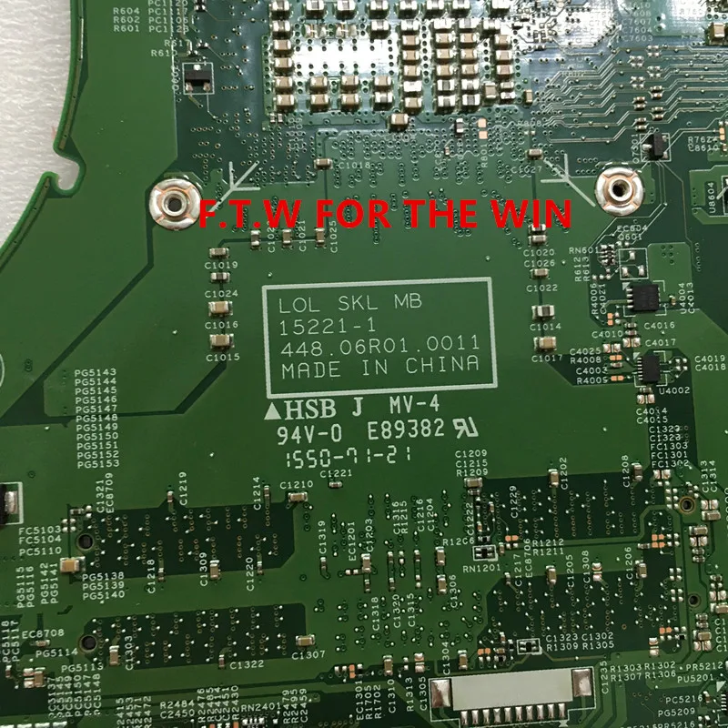 Verkauf 5B20K93618 MB FÜR Para Lenovo Laptop Motherboard 700-17ISK Laptop CPU I56300H DIS 2G 15221-1 100% Probado