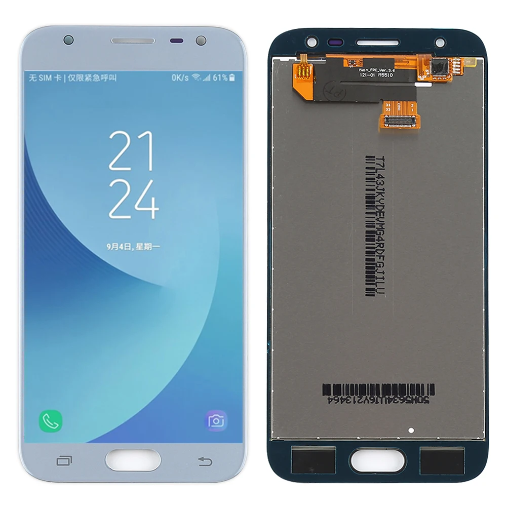 Синий для samsung Galaxy J3 ЖК-дисплей J330 J330F J330G сенсорный экран дигитайзер для samsung J3 экран j330 дисплей