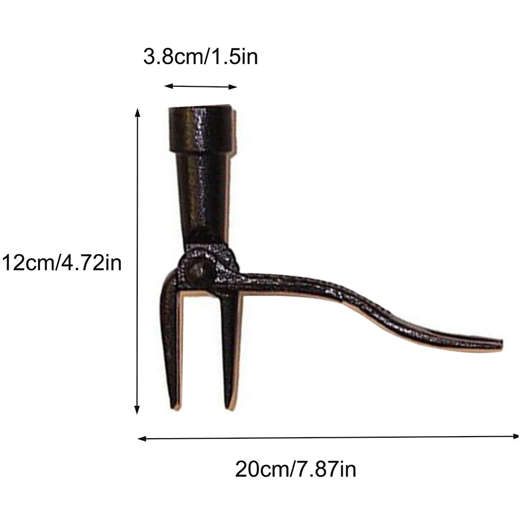 

2021 Newest High Quality Weeding Head Replacement Metal Weed Puller Head Gardening Digging Weeder Removal Accessory