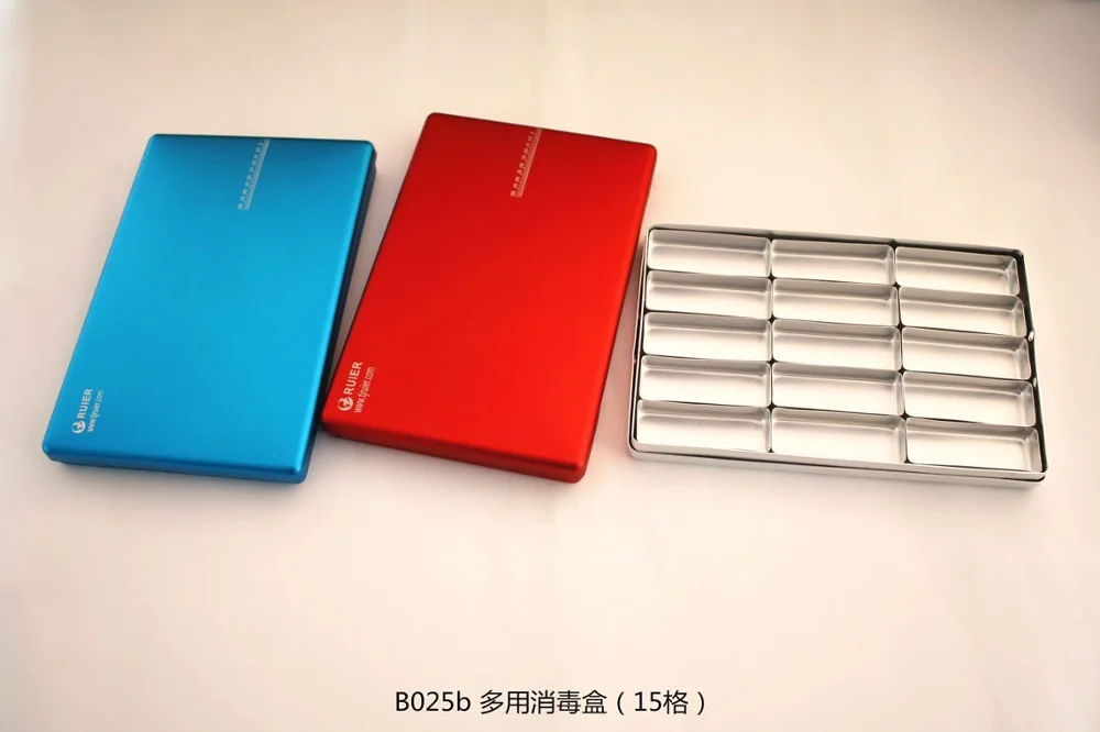 

15 blanks High temperature and high pressure sterilization box Durable Easily Sterilized Box for Doctor Dentist