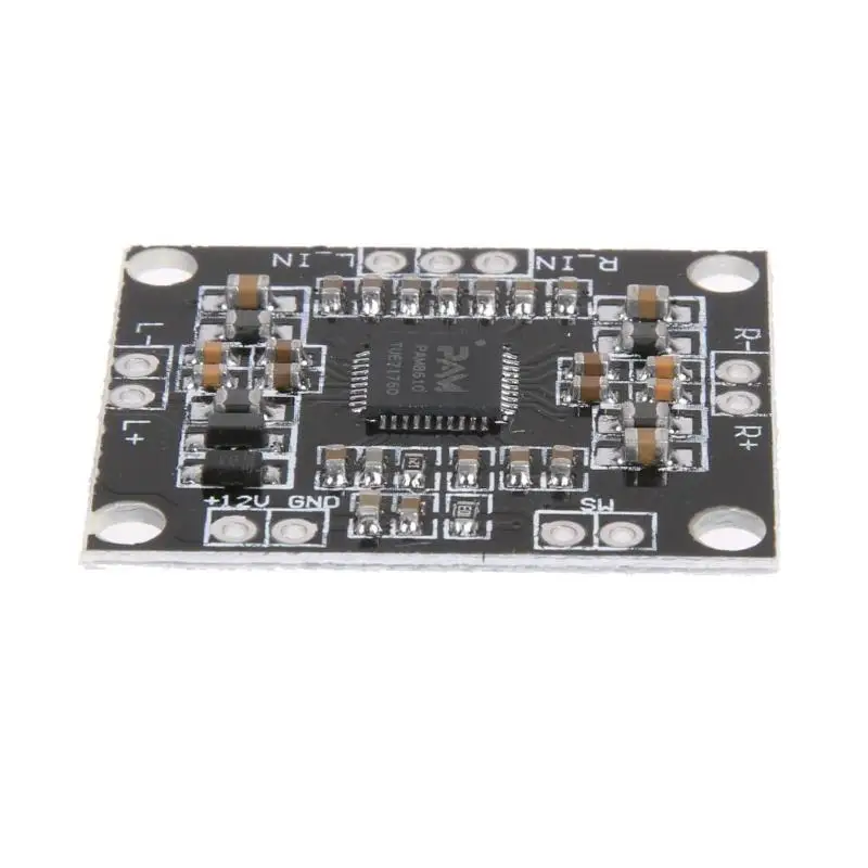 1Pc PAM8610 DC 12V 2 X 15W Dual Channel Stereo Class D Amplifier Board Ultra-thin High Power Mini Digital Amplifier Board