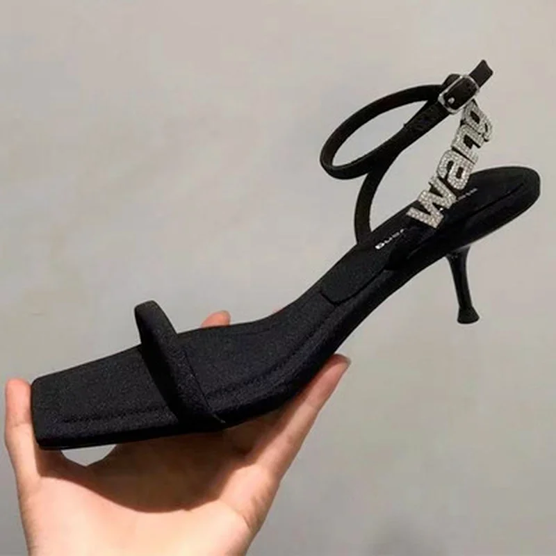 

2021 NEW Summer Fashion Women Shoes Sexy Retro Thin Heels Rome Party Simple And Generous Sandalias size 34-42