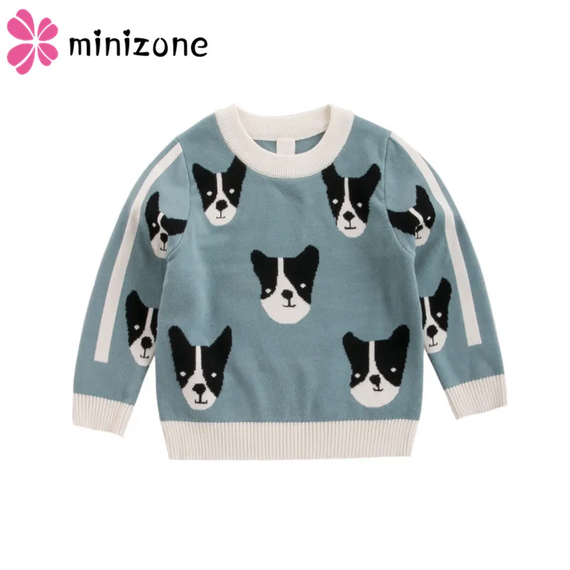 2019 осенне-зимний хлопковый свитер для мальчиков Детский кардиган детские
