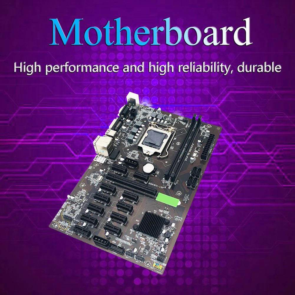 

B250 BTC , 12 PCI-E16X Graph Card SODIMM LGA 1151 DDR4 SATA3.0 VGA DVI