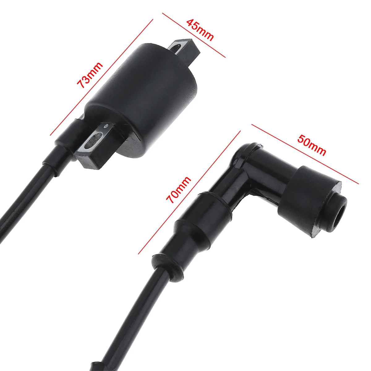 Новый 48 см черный пластик + металлическая прочная катушка зажигания подходит для