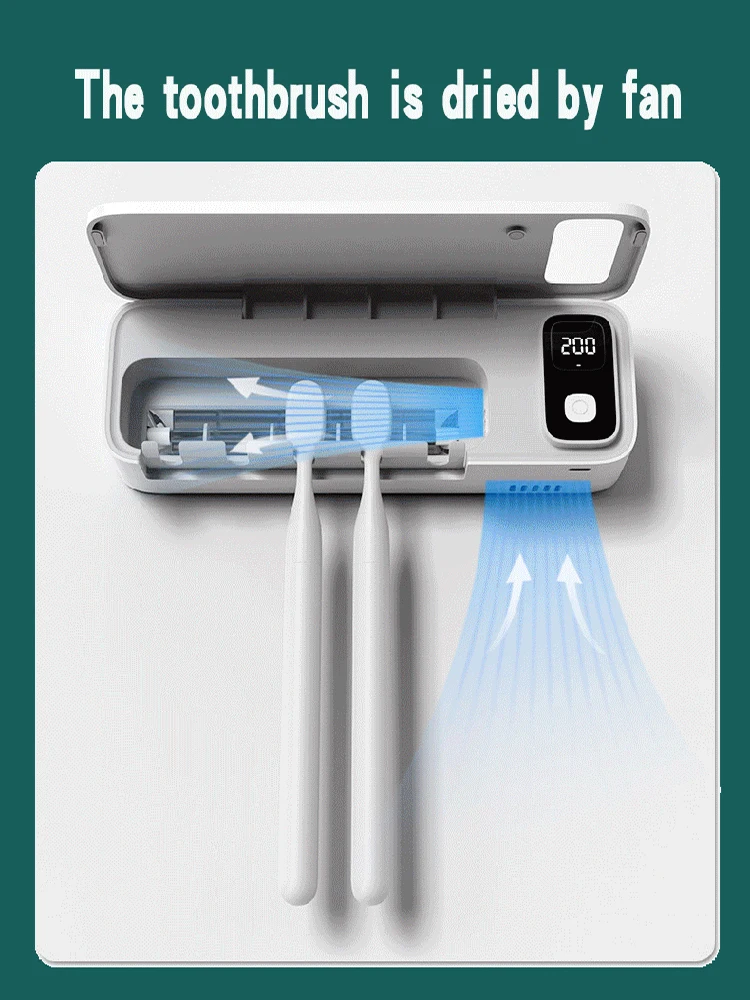 Интеллигентая (ый) с антибактериальным покрытием ультрафиолетового Зубная щётка