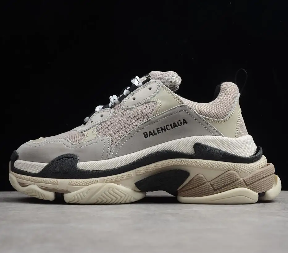 

2021 Fashion Balanciaga- Triple S Clear sun glasses Black shoes Women Dad Clear sun White Trainers Fashion Neon Green sneakers 5
