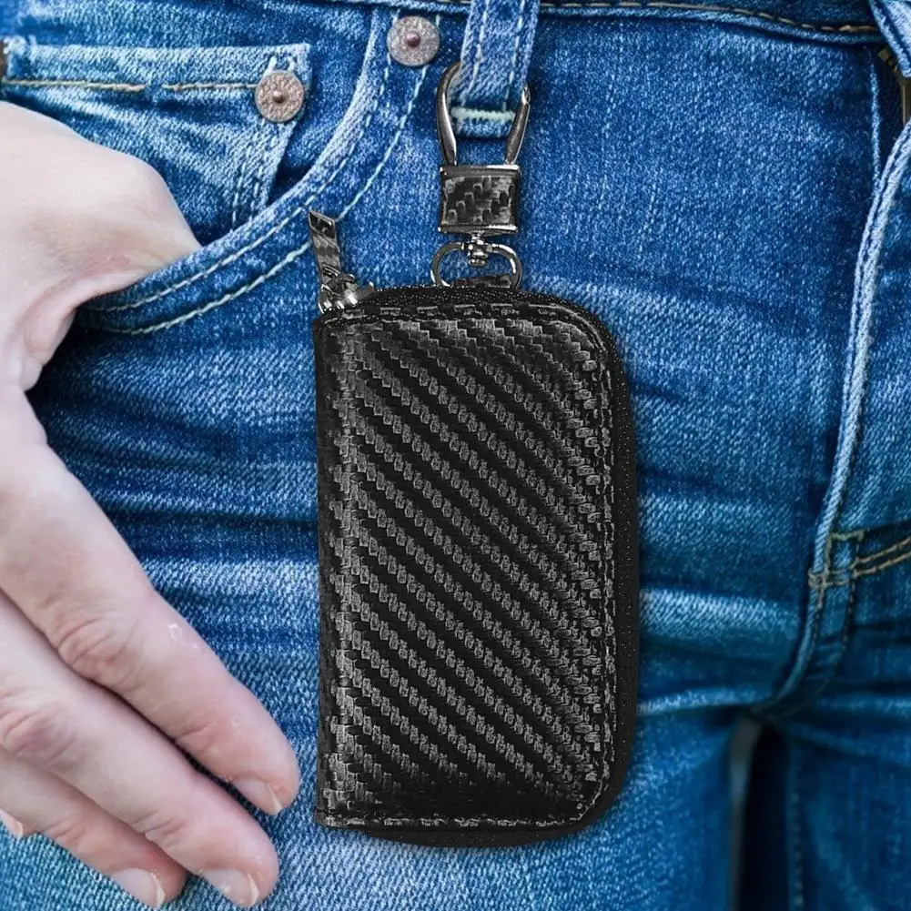 Signal Shielding Protector Bag Hielded Zipper Bags High Quality PU Key Anti-Theft Case Pouch Hot | Автомобили и мотоциклы