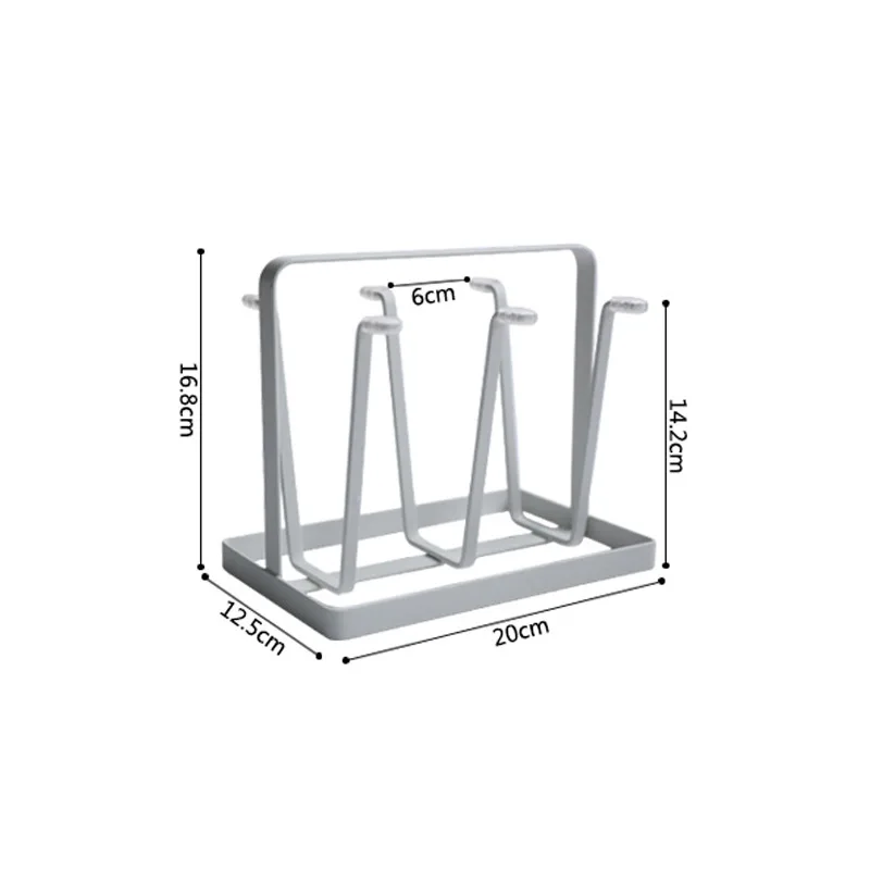 

Nordic Simple Iron Coffee Cup Drain Cup Holder Water Cup Holder Mug Glass Storage Rack Wine Glass Water Cup Holder