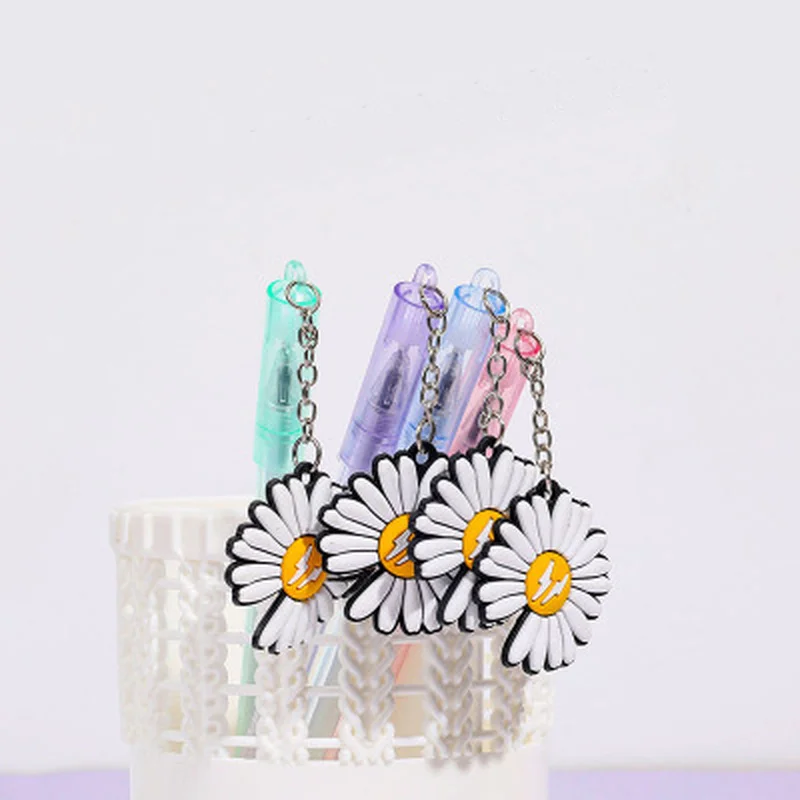 Дейзи гелевая ручка с подвеской 0 38 мм канцелярские новинки милые ручки