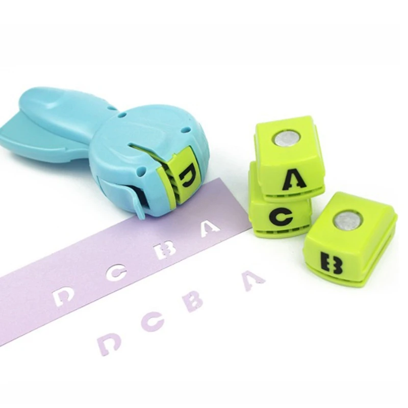 

KAMEI Embossing Machine Hit Flower Manual DIY 26 Letter Pattern Paper Craft Cutter Paper Hole Punch Paper-Punch