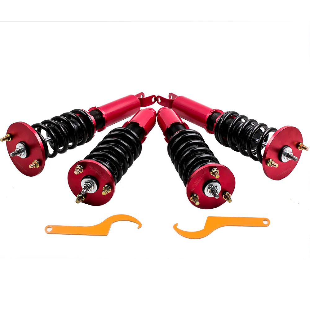 Наборы Coilover для Honda Accord 1990-1997 амортизаторы с регулируемой высотой красные |
