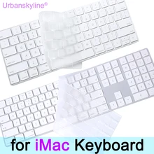 Funda de teclado para iMac Magic A1314, A1644, A1843, A1243, A2449, A2450, A2520, funda protectora de silicona numérica con Bluetooth, G6