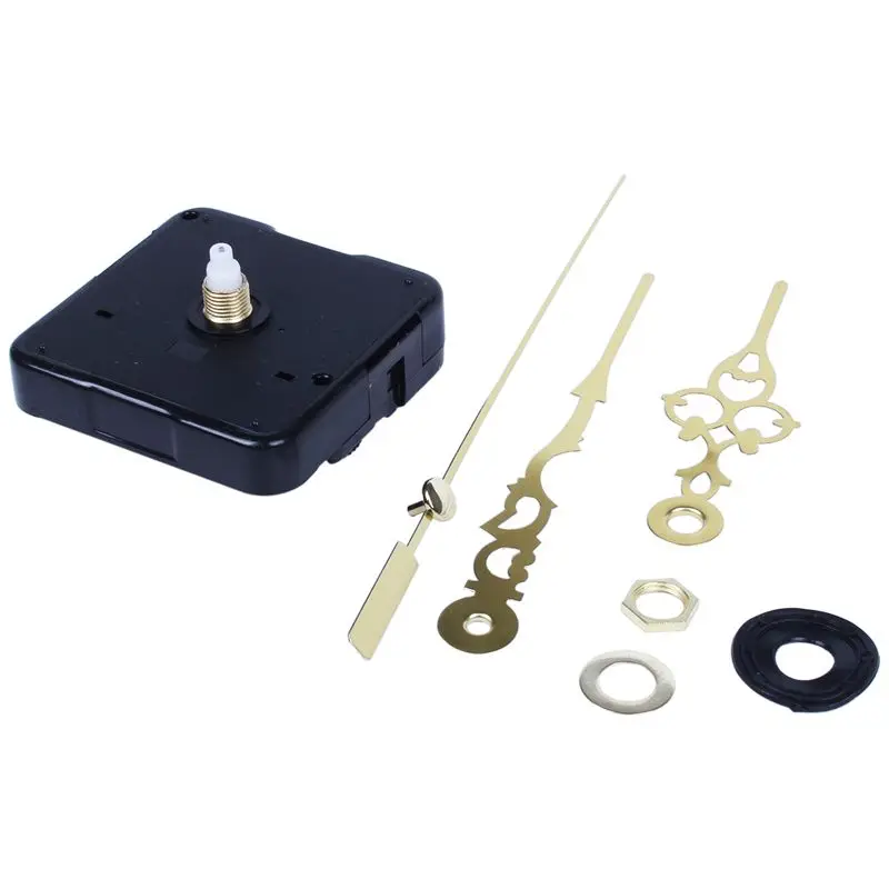 

High Torque Clock Mechanism, 3/ 10 Inch Maximum Dial Thickness, 4/ 5 Inch Total Shaft Length (Gold)
