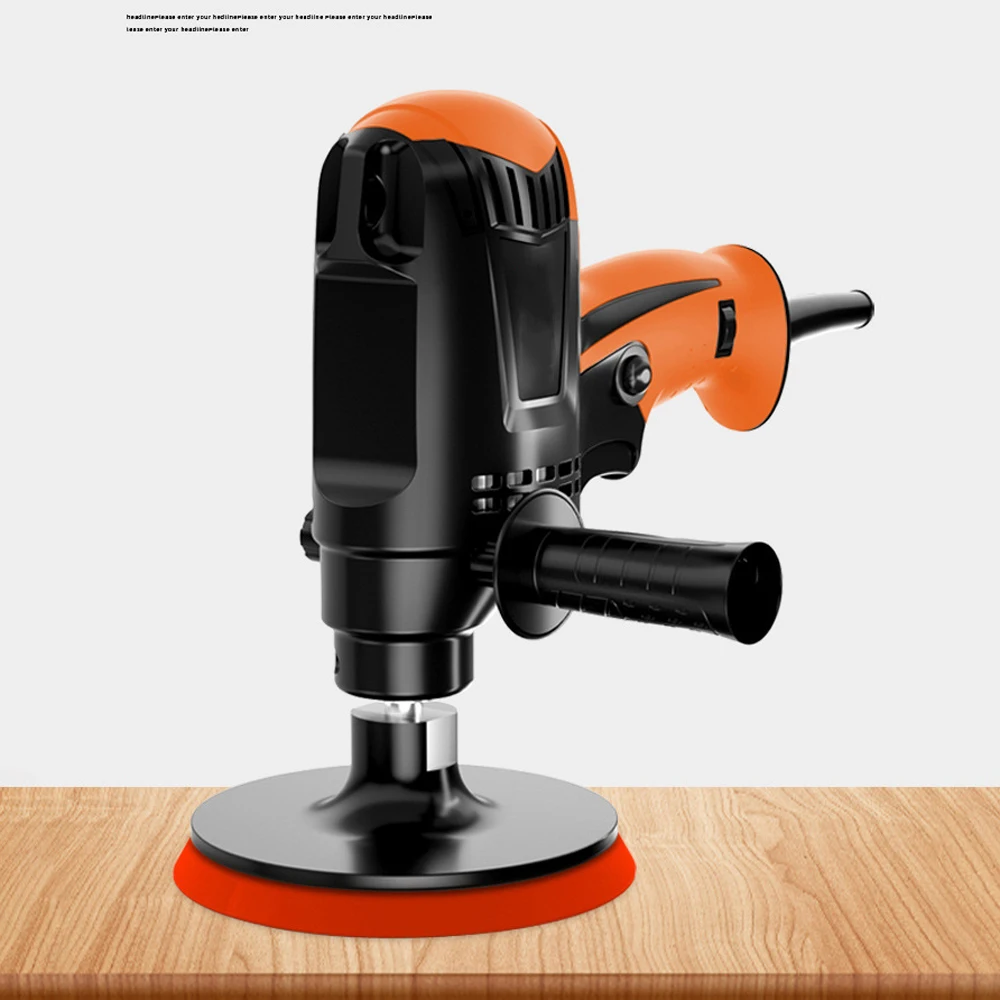 Multifunctional 980W Adjustable Speed Car Electric Waxing Polisher Polishing Machine Six Gears for Automobile Furniture | Инструменты