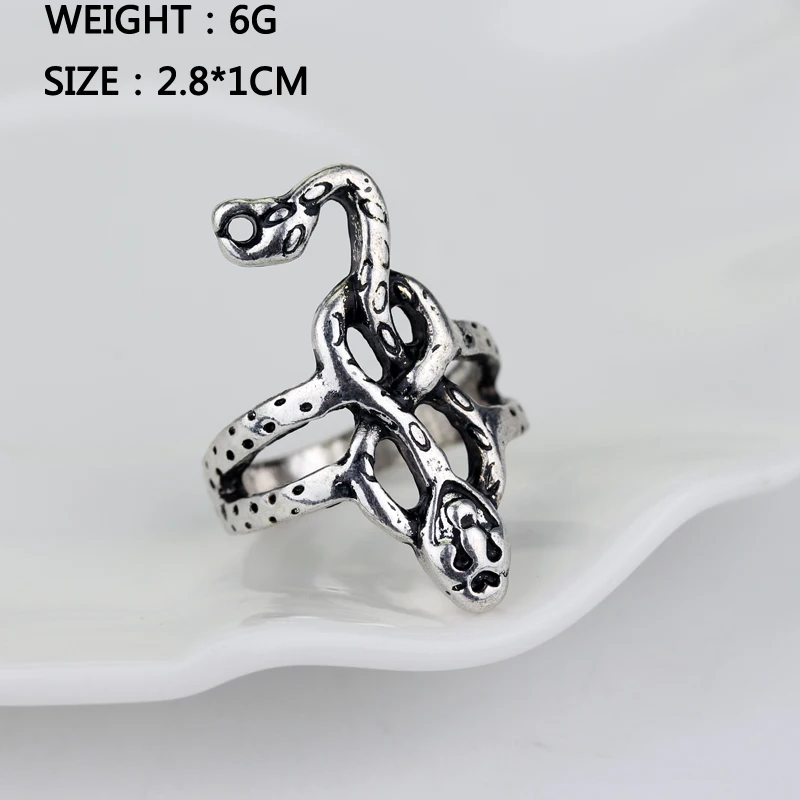 Ювелирное изделие для косплея Слизерин Винтажное кольцо Voldemort пожиратель смерти