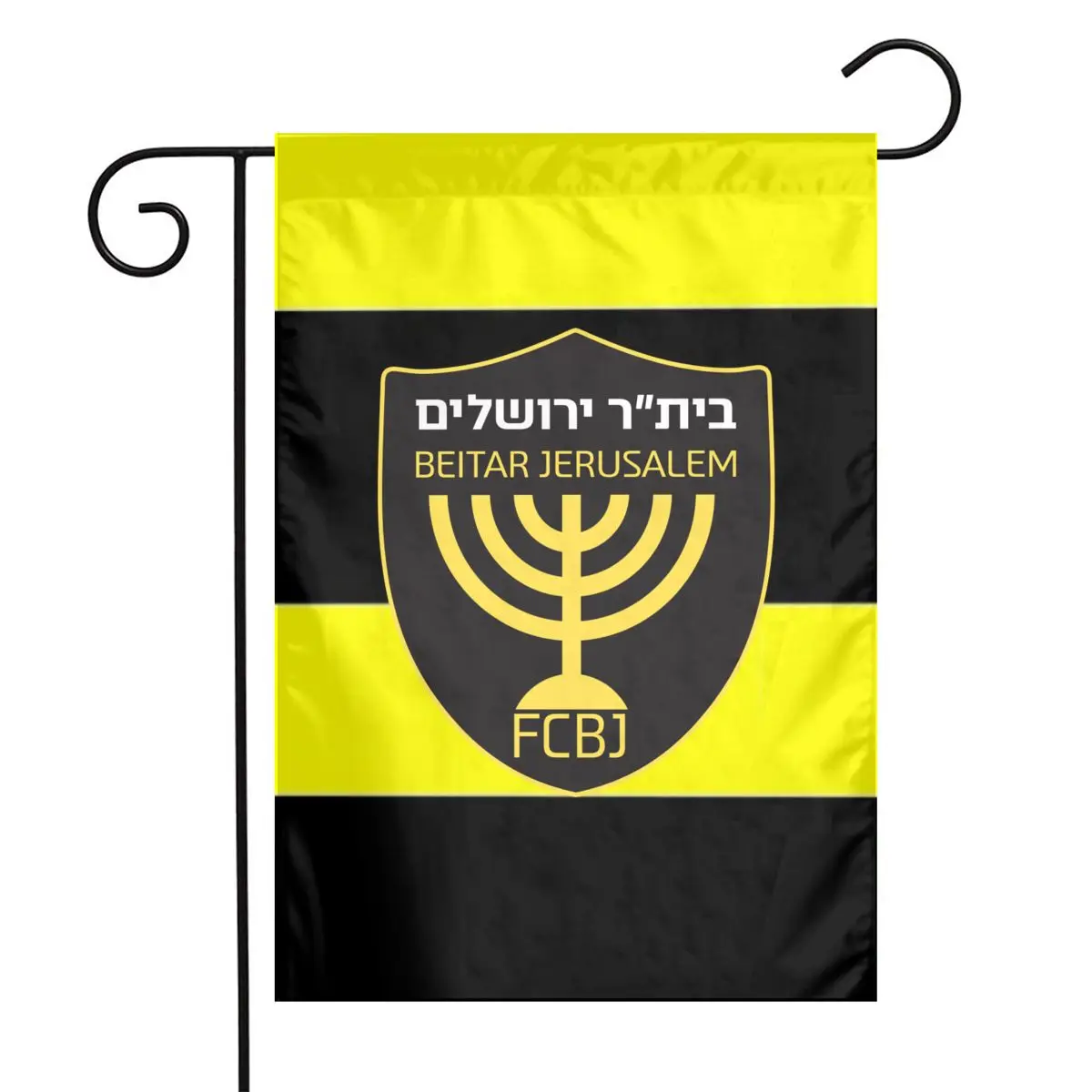 

Israel Beitar Jerusalem FC garden flag 30 X 45 cm double-sided flag, used for garden decoration and courtyard decoration