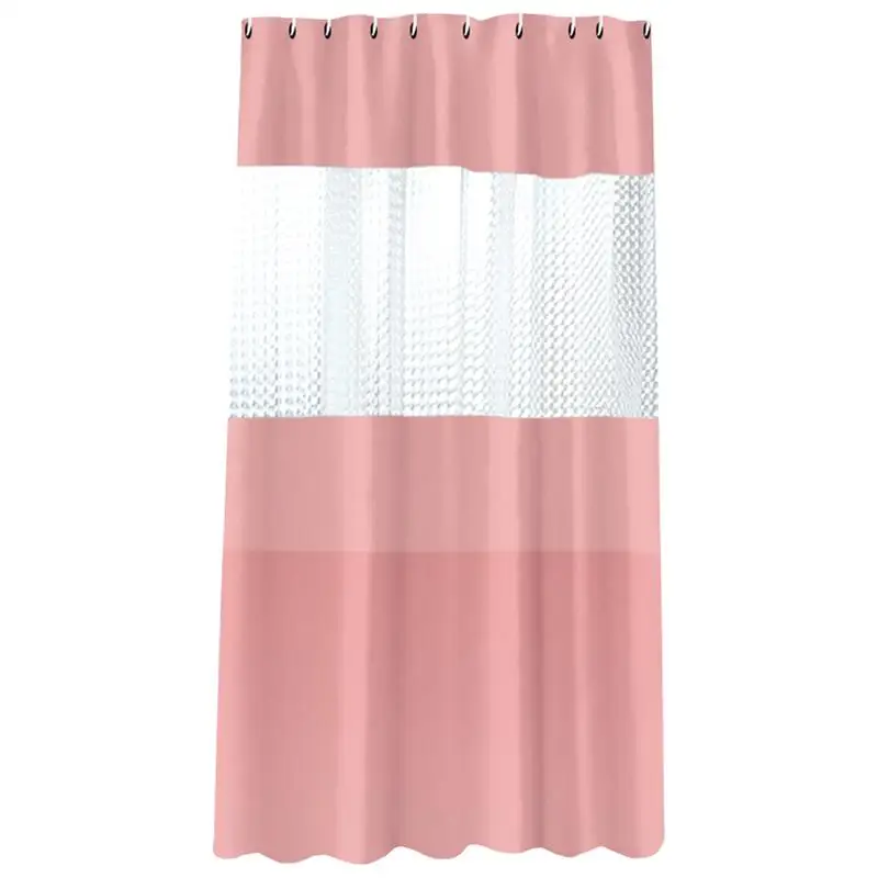 Комбинированная занавеска для душа водонепроницаемая перегородка ванной PEVA