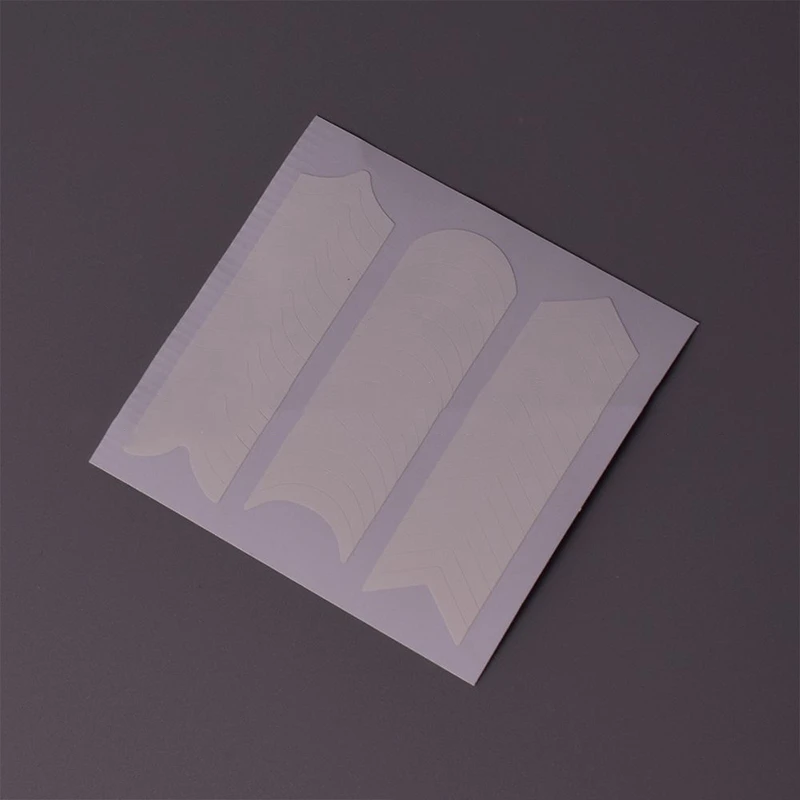 2 шт белые ПВХ ногти руководство наклейки использовать на обе пальцы большой