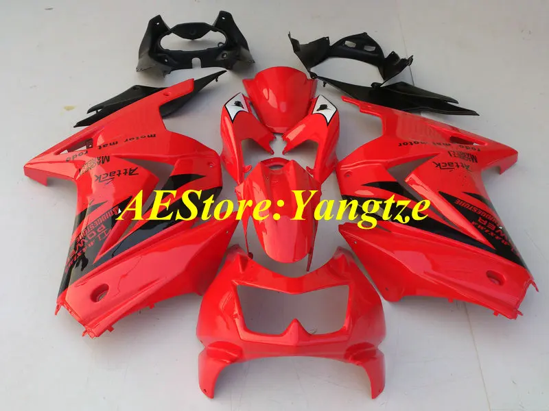 Injection Mold Fairing kit for KAWASAKI Ninja ZX250R 08 09 10 11 12 ZX 250R EX250 2008 2012 Red black Fairings set+ gifts VX31 | Автомобили