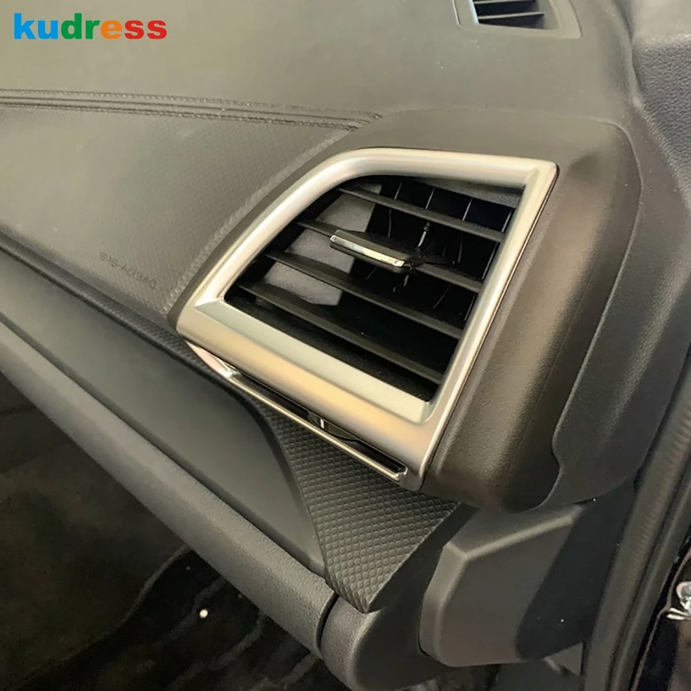 Для Subaru Forester SK 2019 2020 Стиль углеродного волокна внешняя отделка наклейка на раму