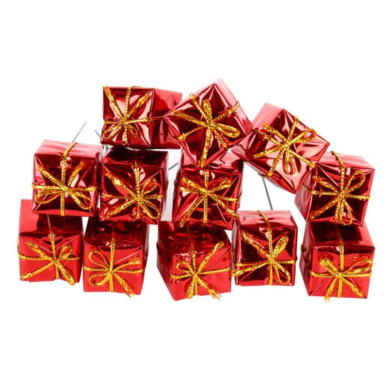 12 шт./партия красивая рождественская елка Конфета Рождественская елка Висячие орнаменты Рождественские украшения красочные Горячая Прямая