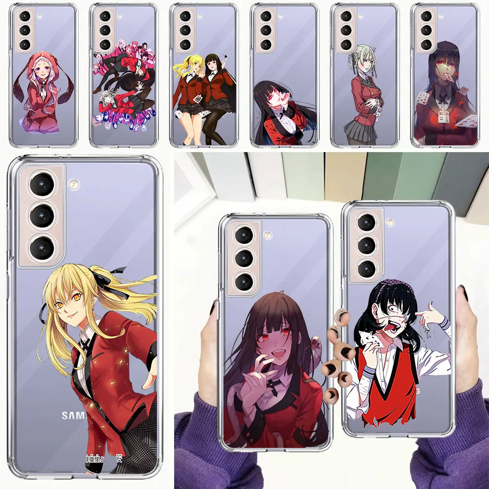 

Чехол для телефона аниме Kakegurui Yumeko Jabami для Samsung Galaxy S20 FE S21 S10 Plus S10E Note 20 Ultra 10 Lite M31, мягкий прозрачный чехол