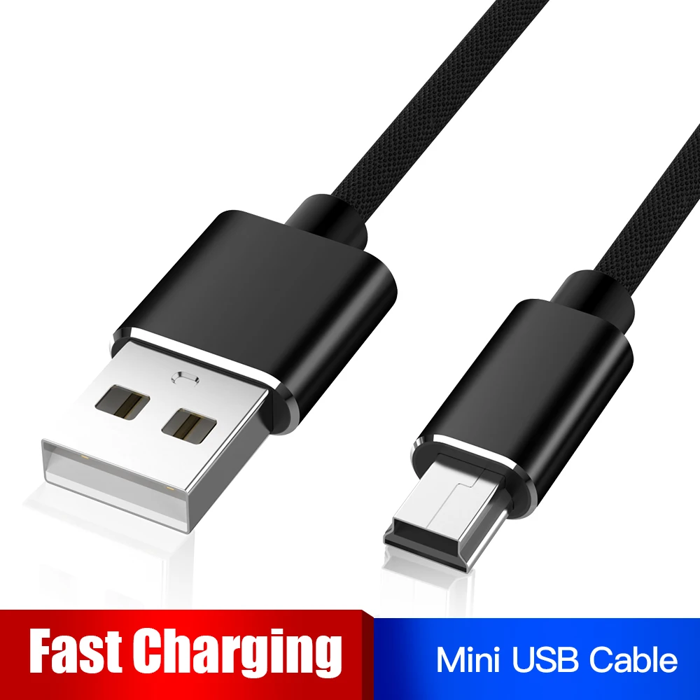Robotsky Mini USB кабель мини флеш накопитель к передачи данных для быстрой зарядки MP3 MP4 плеер Видеорегистраторы