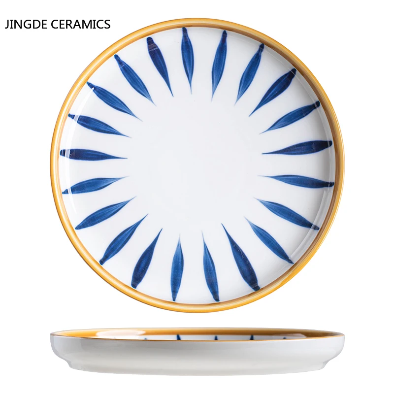 

Tableware Ceramic Dish Western Food Plates Restaurant Serving Table Plate Food Storage Dish Home Serving Tray Kitchen Dinnerware