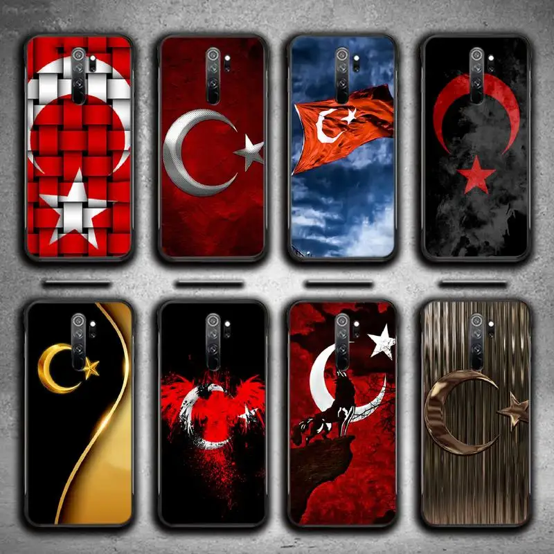 

Turkey Turkish Flag Phone Case For Redmi 7 8 9 A K20 30 Pro Note 8 9 Pro 9s