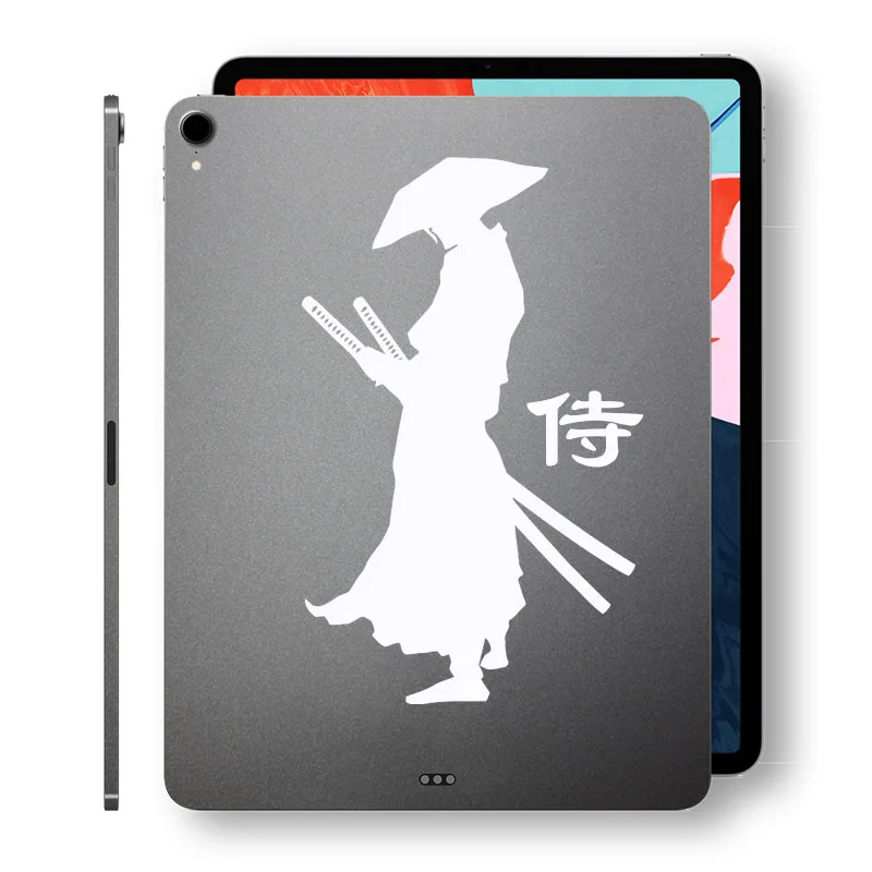 

Japan Samurai Ronin Laptop Sticker for iPad Accessories Air 4 Mini 6 Pro 11 Creative Skin Tablet Kindle Vinyl Decal Decoration