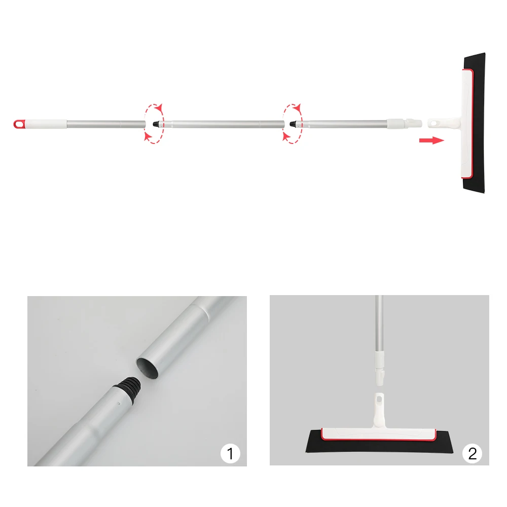 Cleanhome Регулируемый 38 дюймов скребок метла Стекло стеклоочиститель воды