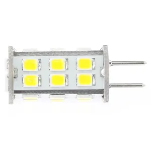 Светодиодная лампа G6.35, супер яркая высокомощная 27led 2835SMD в качестве источника света до 350LM DC12V AC12V, диммируемая лампа 1 шт.лот