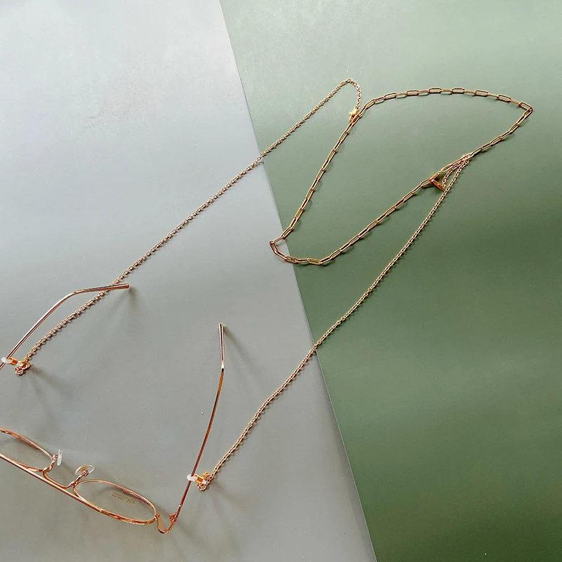

Fashion Reading Glasses Chain for Women Metal Sunglasses Cords Gold Color Silver Color Lanyard Metal Rope Eyewear Accessories