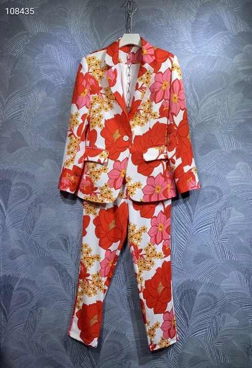 

2021 Print No Outerwear & Coats Coat Women Jackets for Women Flower Jacket Women Winter Clothes Women Jacket Set