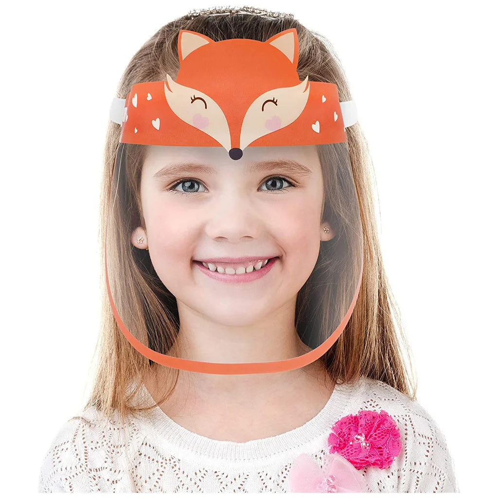 Уличные Детские Мультяшные Защитные чехлы для лица мальчиков и девочек маска с