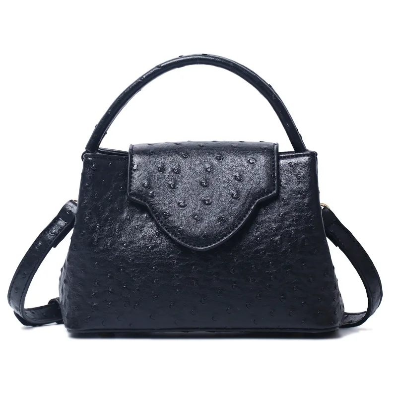 Ostrich Black Модные женские сумки известного роскошного бренда, сумка-тоут под змеиную кожу, сумочка из кожи питона, клатч, кошелек, сумка высокого качества - Цвет: Ostrich Black