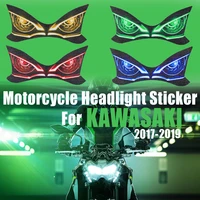 motorcycle headlight decoration sticker for kawasaki z900 z 900 2017 2018 2019 motorcycle 3d head light fairing protection decal