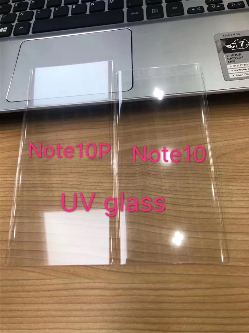 10 компл./лот UV защитная пленка из закаленного стекла для Samsung Galaxy S8 S9 S10 S20 S21 Plus Note 20