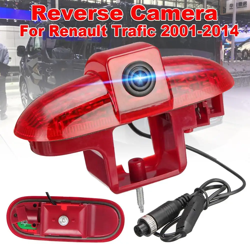 

Auto Car Rear View Camera CCD HD Reverse Backup LED Brake Light Night Vision for Renault Trafic 2001-2014