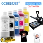 Чернила для переноса пленки DTF 500 мл * 5, для струйного принтера DTF с прямой передачей, для печати и переноса пленки из ПЭТ
