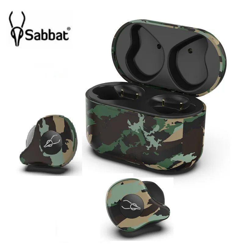 Новые камуфляжные беспроводные наушники Sabbat X12 TWS Bluetooth 5 0 стереонаушники с басами
