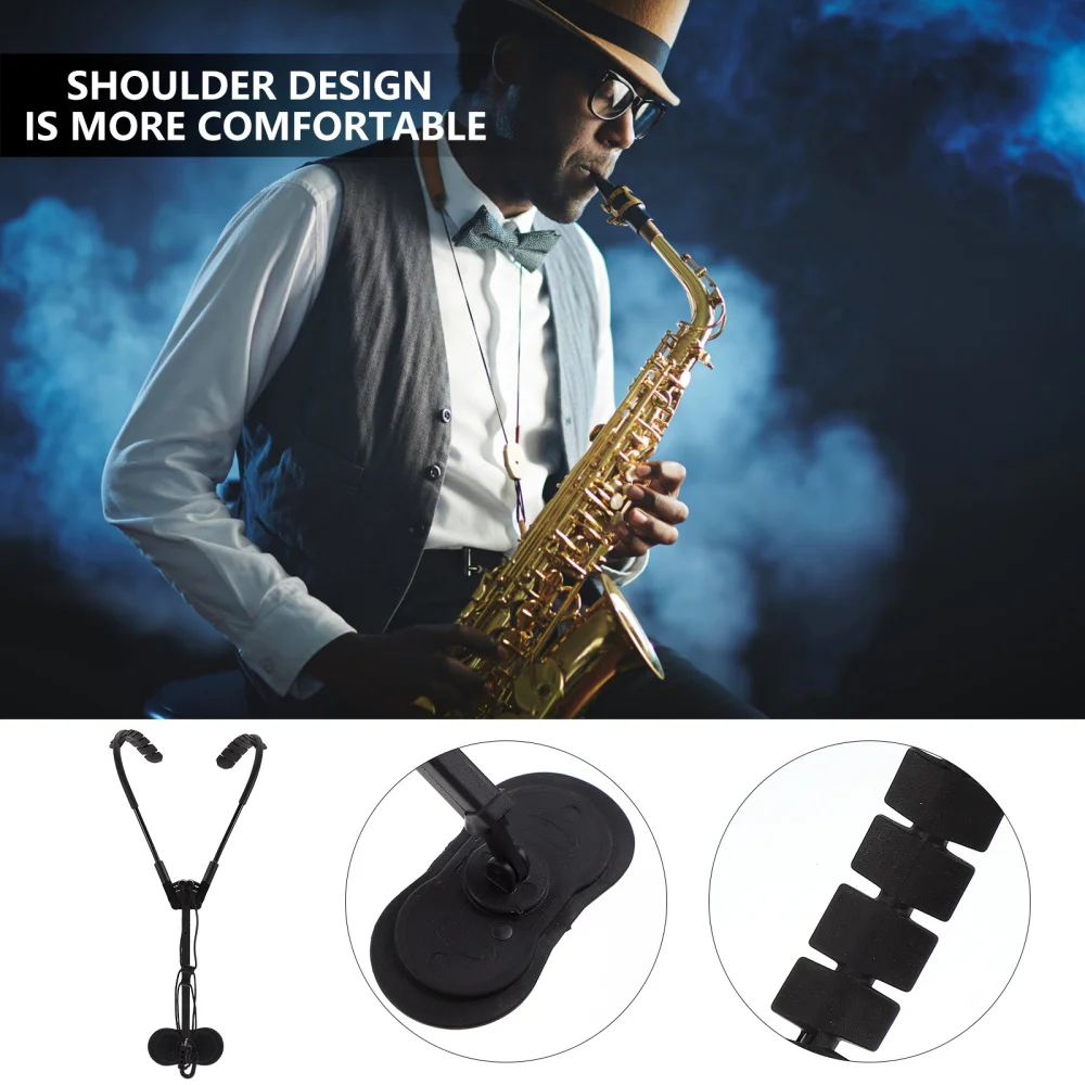 

1Pc Useful Saxophone Shoulder Strap Comfortable Saxophone Neck Hanging Strap