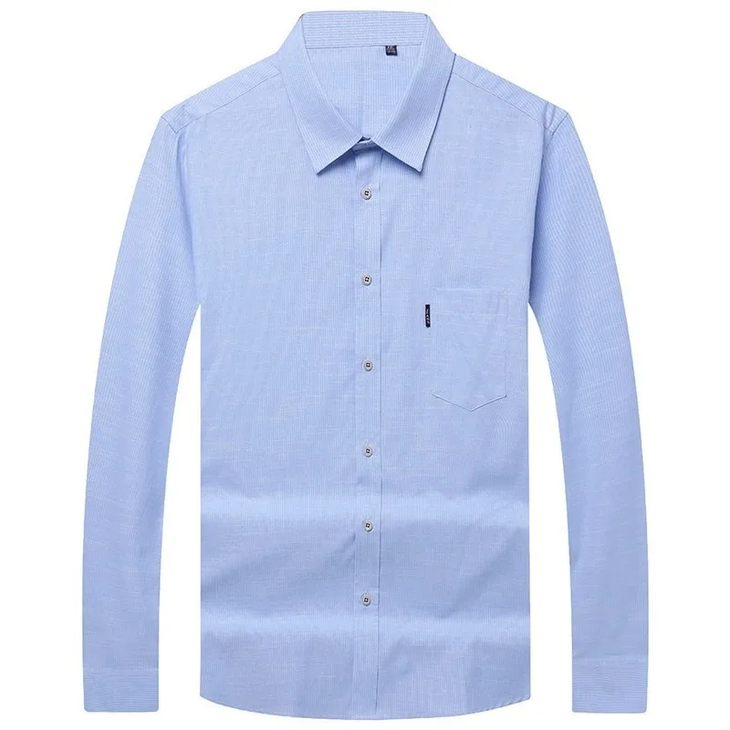 

2020 New Autumn 8xl 7xl 6xl Fashion Brand Men Clothes Men Long Sleeve Shirt Men Plaid Cotton Casual Men Shirt Social Plus Size