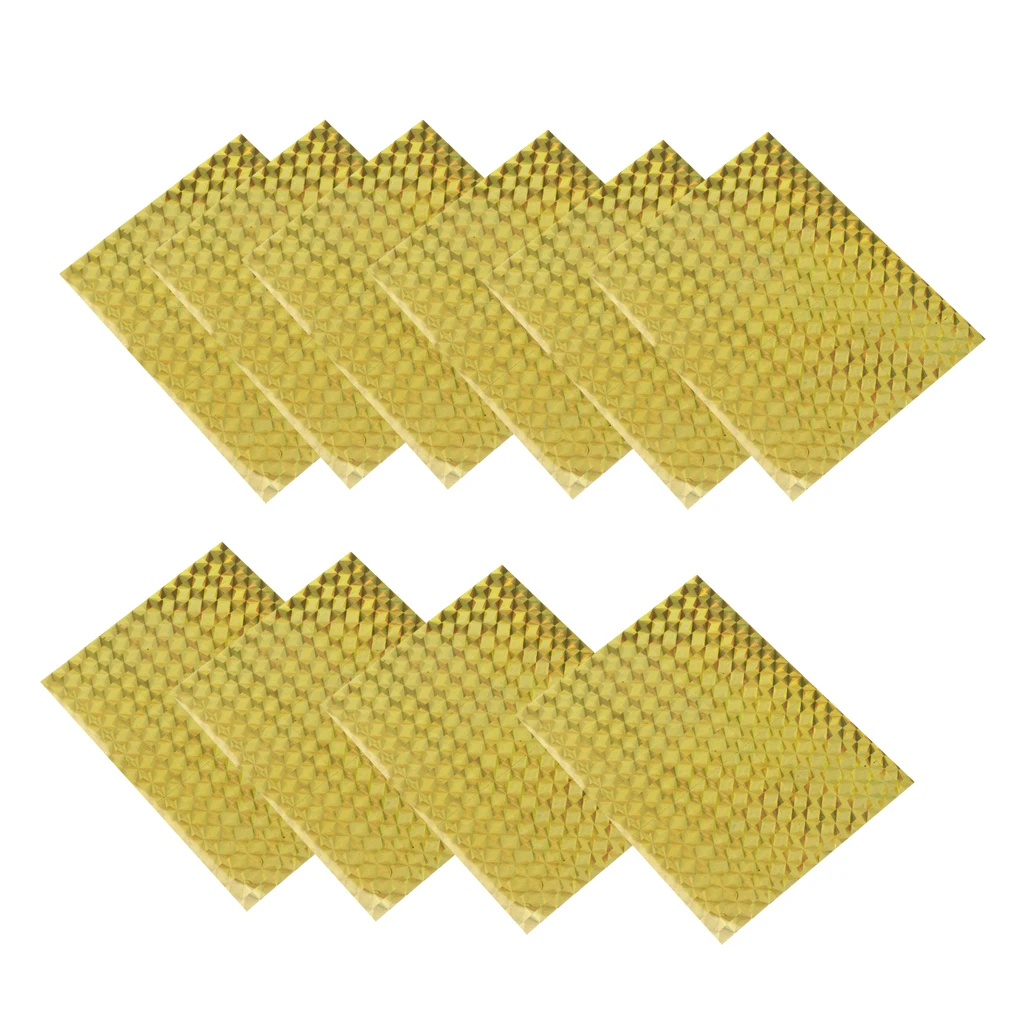 Набор из 10 рыболовных наклеек наклейка для приманки весы рыбы Голографическая