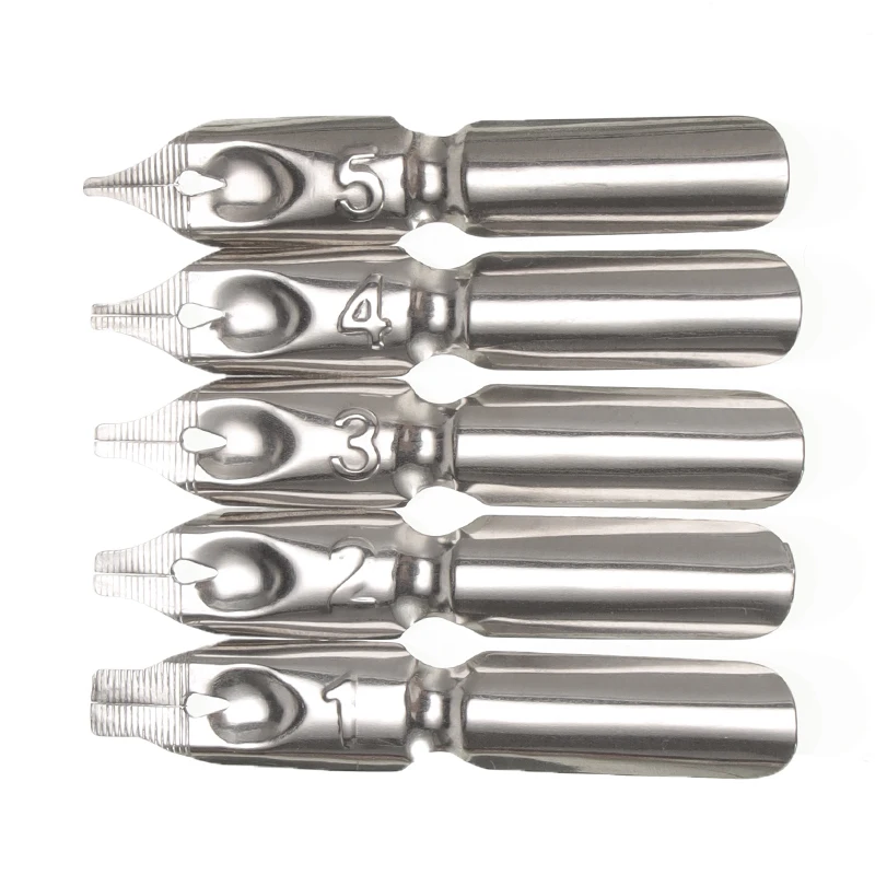 Перьевая ручка для каллиграфии в стиле ретро с 5 наконечниками 1 комплект |