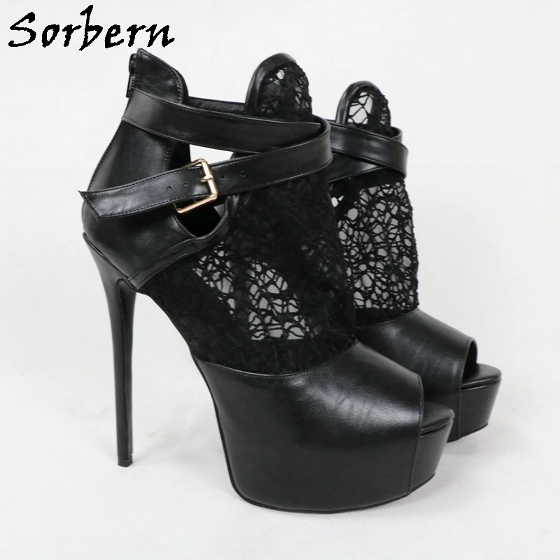 Женские туфли лодочки с открытым носком на высоком каблуке и платформе|heel shoes for
