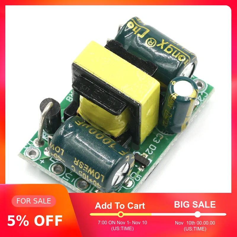 5V 700mA (3 5 W) 12V 400mA 5W изолированный переключатель модуль питания для Arduino AC DC
