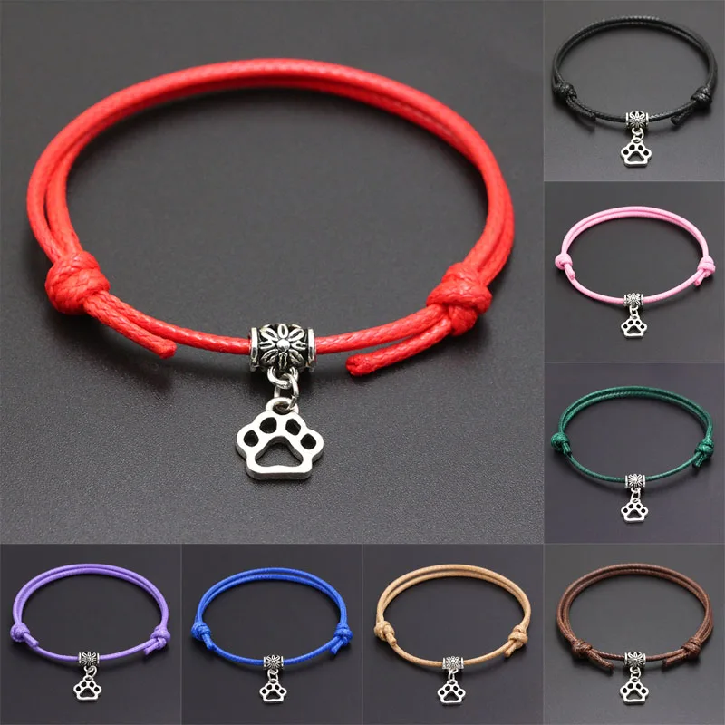 12 Цвета красной нитью строка браслет повезло сплетенный вручную подвеска